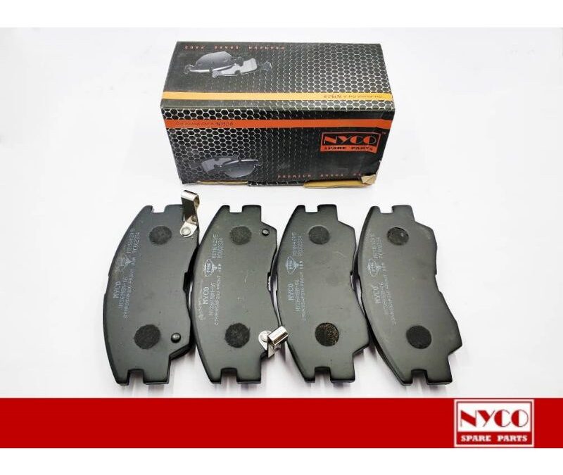 BRAKE PAD FRONT SETS MITSUBISHI L300 / LO47 / LO49 / V31W / V32W / V34W (1 PISTON) NYS6018M-06