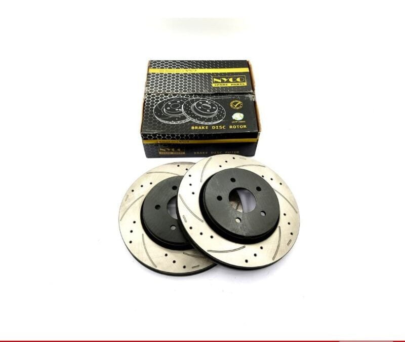 DISC ROTOR FRONT SETS PROTON EXORA BOLD TURBO PERFORMANCE PLUS+ DRILLED & SLOTTED (2PCS) NY-01-DF8022-P+