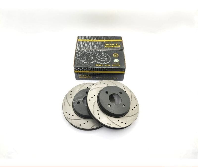 DISC ROTOR FRONT SETS NISSAN ALMERA N17 / SYLPHY G11L 2.0 PERFORMANCE PLUS+ DRILLED & SLOTTED (2PCS) NY-07-DF7330-P+