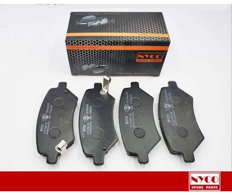 BRAKE PAD FRONT SETS PEUGEOT 206 1.4, 1.6, 1.9D (BENDIX TYPE) 2001Y / 306 ALL NYS209-31