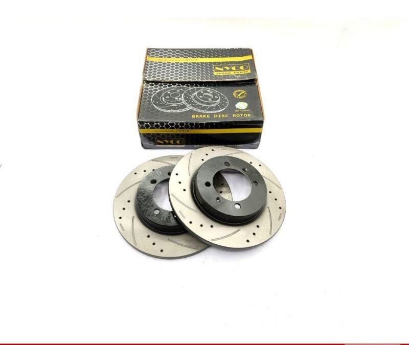 DISC ROTOR REAR SETS PROTON SATRIA NEO / GEN2 / PERSONA PERFORMANCE PLUS+ DRILLED & SLOTTED (2PCS) NY-01-DF7166-P+