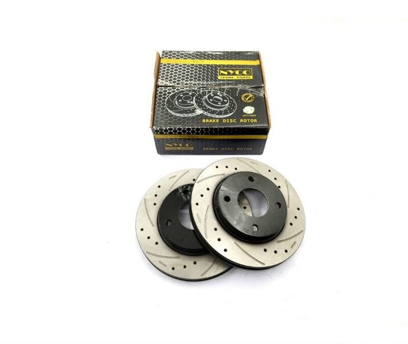 DISC ROTOR FRONT SETS NISSAN LATIO / GRAND LIVINA PERFORMANCE PLUS+ DRILLED & LOTTED (2PCS) NY-07-DF7449-P+