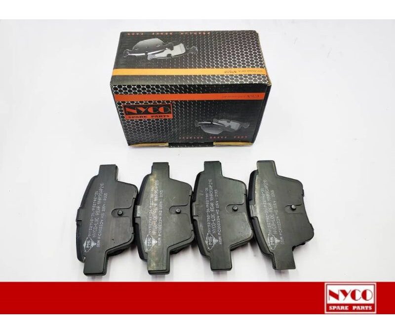 BRAKE PAD REAR SETS PEUGEOT 207 1.4 , 1.6 2004 / 307 2001 / 408 2010 NYS279S-31