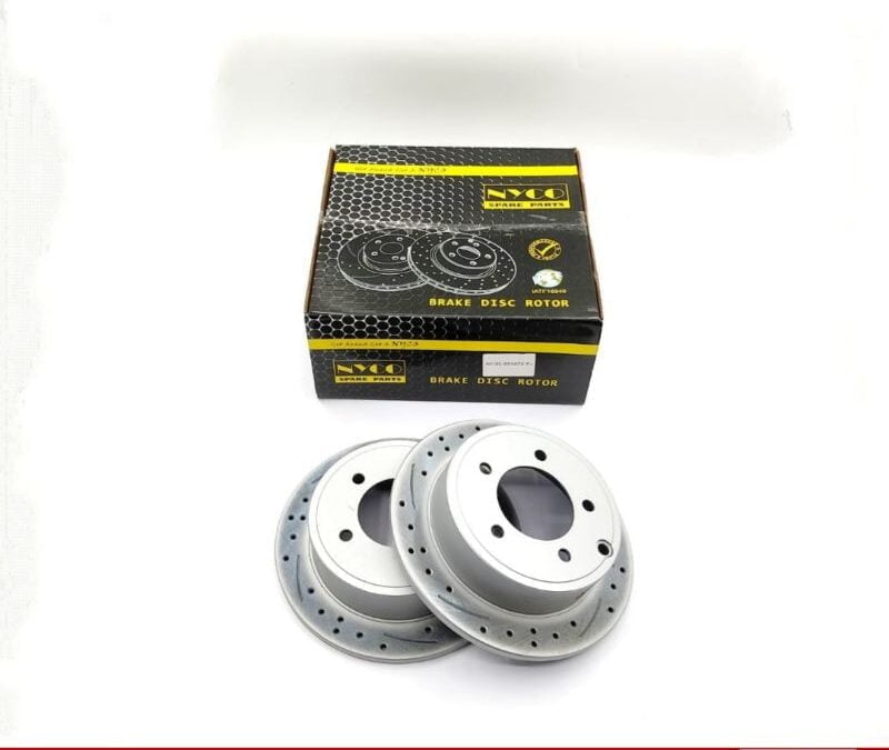DISC ROTOR REAR SETS PROTON INSPIRA 1.8 / 2.0 PERFORMANCE PLUS+ DRILLED & SLOTTED (2PCS)