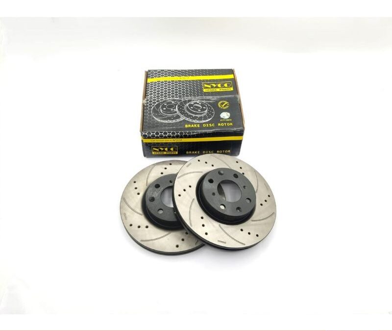 DISC ROTOR FRONT SETS HONDA CITY T9A 2014-2019 /JAZZ T5A 2014-2019 PERFORMANCE PLUS+DRILLED&SLOTTED(2PCS)NY-06-DF8119-P+