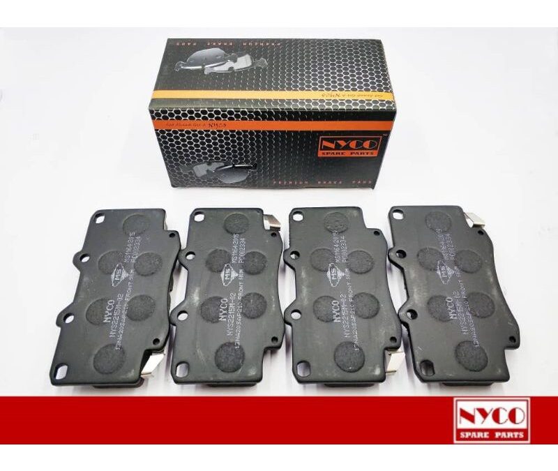 BRAKE PAD FRONT SETS TOYOTA HILUX KUN25 2005-2010 / FORTUNER KUN50 2005-2011 ( >120MM< ) NYS2215M-02