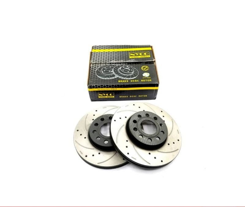DISC ROTOR FRONT SETS AUDI A3/100/Q2 200/POLO GTI/BEETLE/ GOLF/PASSAT/JETTA/RABBIT PERFORMANCE PLUS+DRILLED&SLOTTED(2PCS