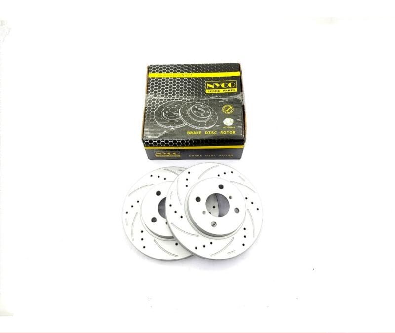 DISC ROTOR FRONT SETS SUZUKI SWIFT 2004-2010 1.5 PERFORMANCE PLUS+ DRILLED & SLOTTED (2PCS) NY-16-DF7405-P+