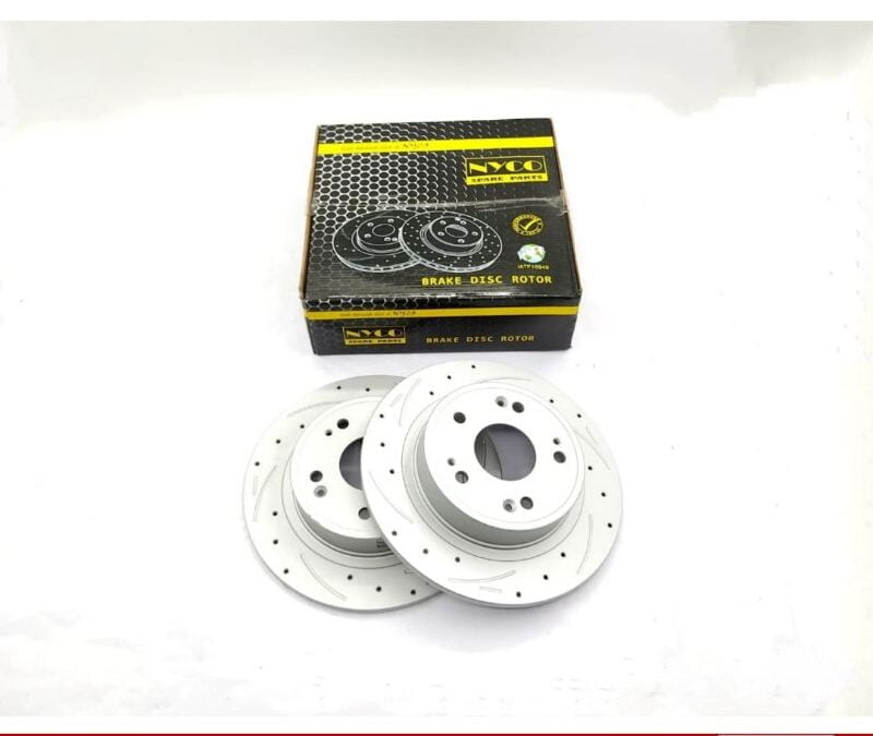 DISC ROTOR FRONT SETS HONDA ACCORD TAO / ODYSSEY RB1 PERFORMANCE PLUS+ DRILLED & SLOTTED (2PCS) NY-06-DF7453-P+