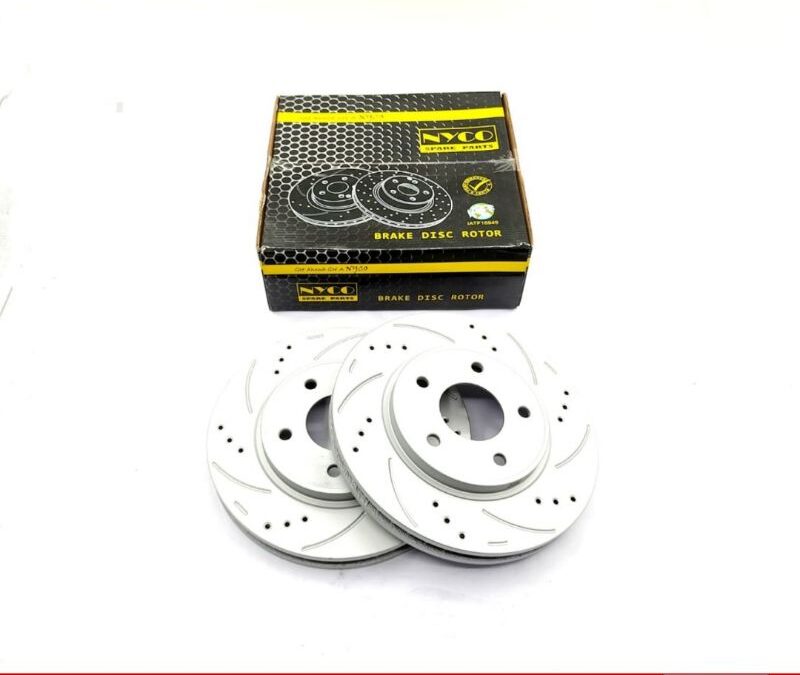 DISC ROTOR FRONT SETS NISSAN SERENA C26 C27 PERFORMANCE PLUS+ DRILLED & SLOTTED (2PCS) NY-07-DF7403-P+