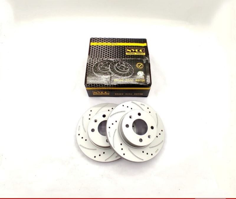 DISC ROTOR FRONT SETS KIA PICANTO TA 1.25 / I10 / NAZA SURIA PERFORMANCE PLUS+ DRILLED & SLOTTED (2PCS) NY-03-DF4458-P+